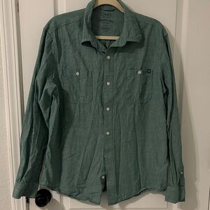 Chaps Green Dress Shirt